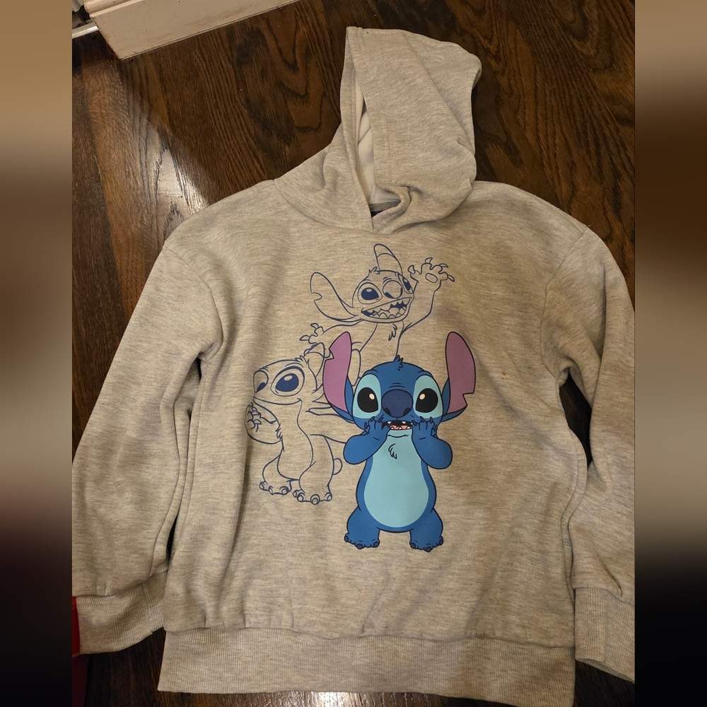 Disney Stitch Gray and Blue Hoodie